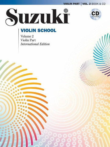 Viulukoulu Suzuki violin school volume 2 + cd  New Edition (2020)