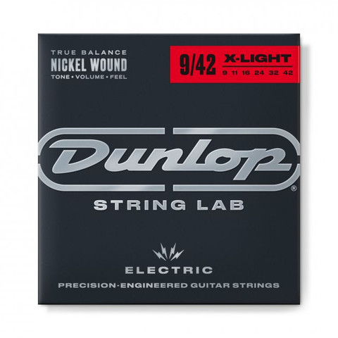Sähkökitaran kielisarja 09/42 Dunlop Nickel Wound 