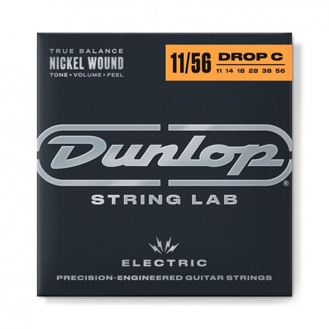 Sähkökitaran kielisarja 11/56 Dunlop Nickel Wound drop C