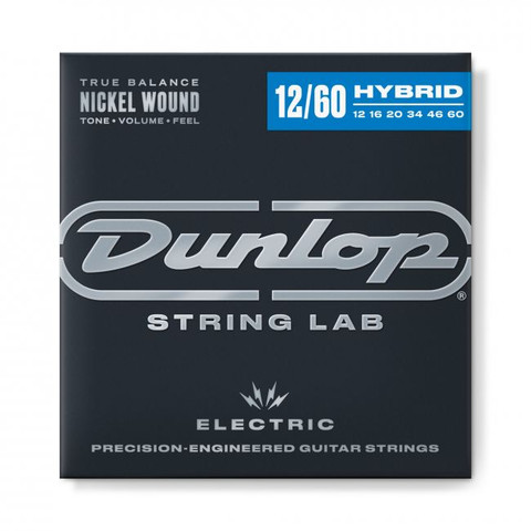 Sähkökitaran kielisarja 12/60 Dunlop Nickel Wound C vireelle  