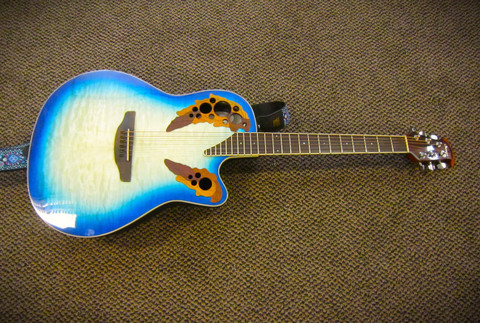 Elektro-akustinen kitara Ovation Celebrity Elite Plus CE48P Super Shallow (käyt)