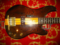 Myydään asiakkaan lukuun: Bassokitara Ibanez Mucisian MC824 Bass Rare Signle Pickup passive 1983 (käyt)