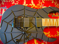 Sähkökitara Ibanez RG420eg, Spiderweb Black (käyt)