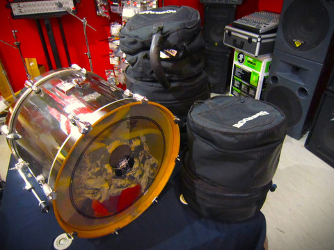 Myydään asiakkaan lukuun: Rumpusarja Shell Set Premier Artist Custom birch (käyt)