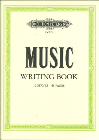 Nuottivihko A4 Music writing book (Peters)A4 48s. (edition peters)  