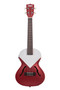 Mikitetty ukulele tenori Kala Chicago Red Archtop, sis case