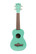 Ukulele sopraano Kala Shark bridge, Surf Green