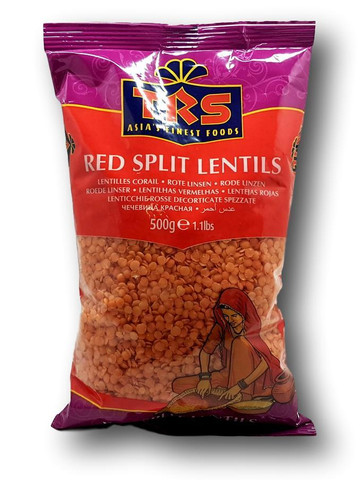 TRS Punaiset halkaistut linssit 500g