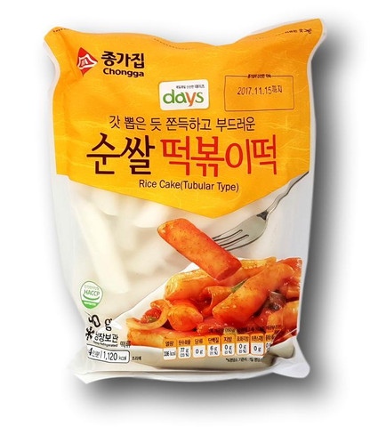 Riisikakut, tikun muotoinen 500g Tteokbokki 