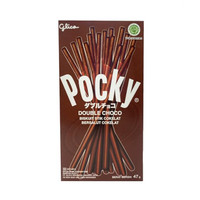 Pocky Biscuit Sticks Double Chocolate Flavor 47g