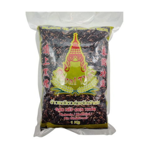 Royal Thai Rice Black Glutinous Whole Grain Rice 1 kg
