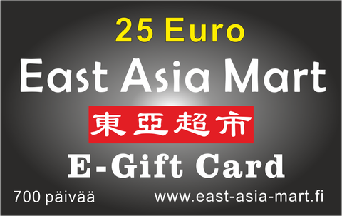 25,00 euro e-Gift Card