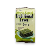 K-FOOD TASTY SEASONED SEAWEED OLIVE OIL FLAVOR 4G
