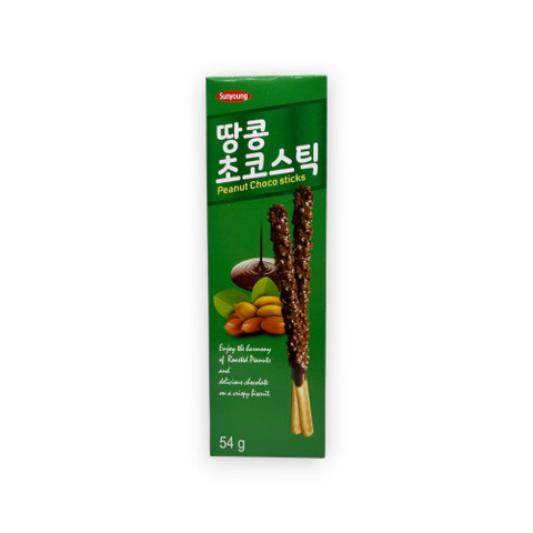 SUNYOUNG Choco Sticks Peanut 54g