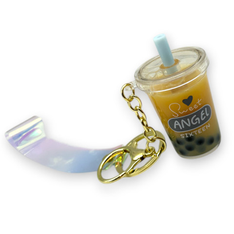 Bubble tea Key Chain small pendant 