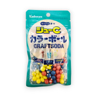 Kabaya Juicy C Color Ball Craft Soda Candy 45g