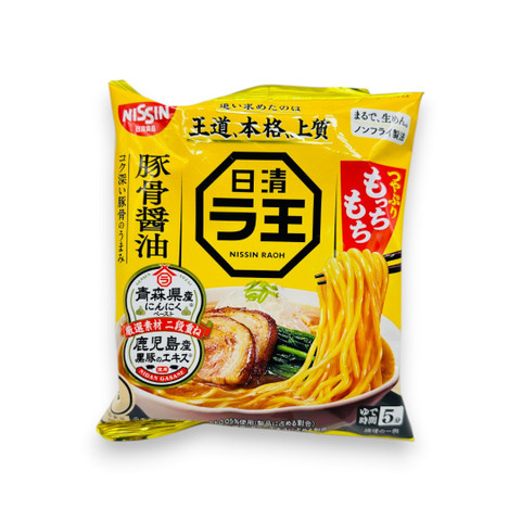 Nissin Raoh Tonkotsu Soy Sauce Ramen 93g