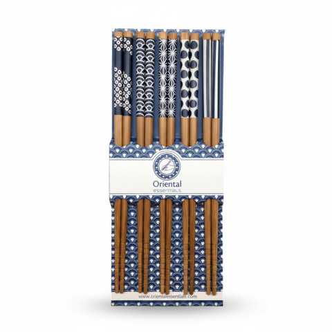 Emro Chopstick set Blue pattern
