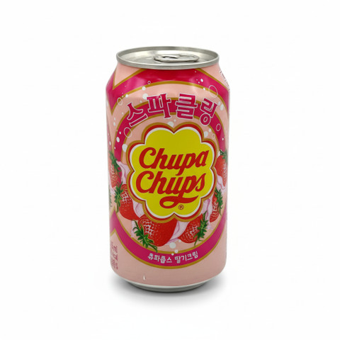 Chupa Chups Strawberry Cream Flavour Drink 