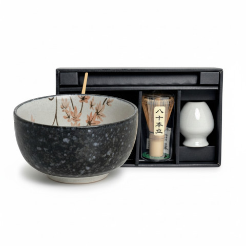 Tea Ceremony Matcha Set Maple leaf