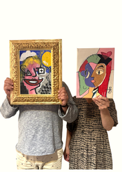 Paint your Partner / Friend – Picasso Style!   la 3.10.  16-18