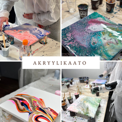 Akryylikaato la 26.4.2025 13-15.30 Täynnä
