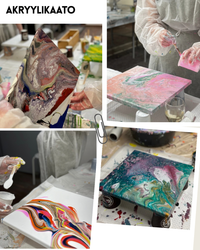 AKRYYLIKAATO  LA 21.3.2026 13-15.30  viimeinen akryylikaatoworkshop meillä