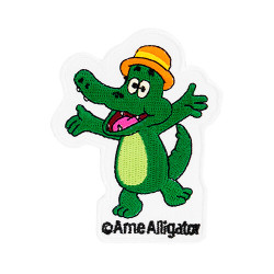 Arne Alligator broderat märke