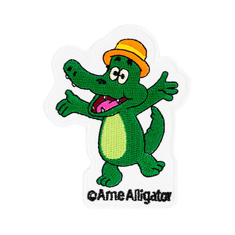 Arne Alligator broderat märke