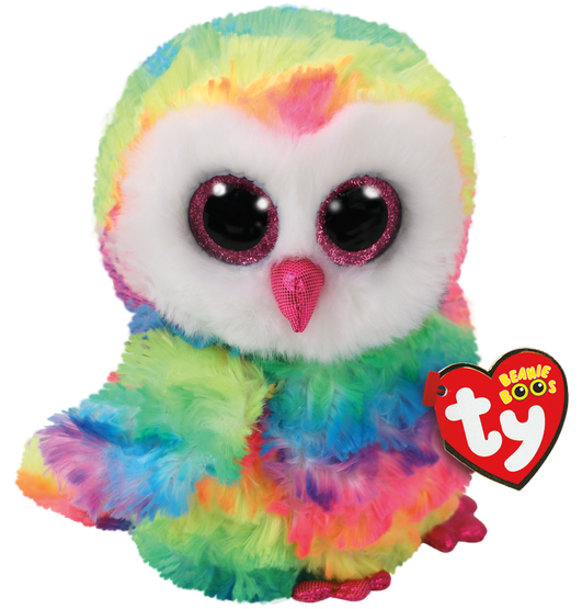TY Owen värikäs pöllö 23 cm