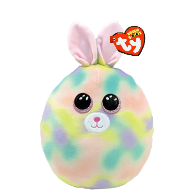 TY Squishy Beanies FURRY - pastel rabbit squish 35cm 