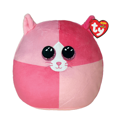TY Squishy Beanies SCARLETT - two tone cat squish 25cm