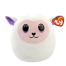 TY Squishy Beanies FLUFFY - white lamb squish 25cm