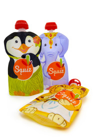 Squiz Karnevaali, Uudelleen täytettävä lastenruokapussukka 130ml