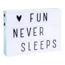 Lightbox A4 Turkoosi/Minttu valotaulu