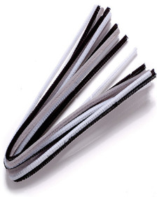 Askartelupunos musta/valk 10kpl/pss