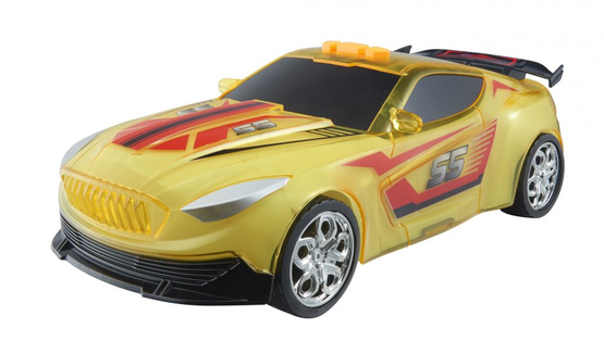 Teamsterz väriä vaihtava auto, keltainen