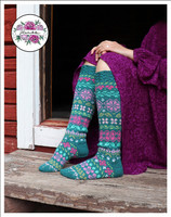 Maija, neuleohje kirjoneulesukkiin