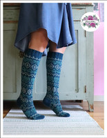 Mielikki, neuleohje kirjoneulesukkiin