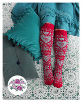 Onneli, neuleohje kirjoneulesukkiin