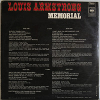Armstrong Louis: Memorial