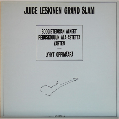 Leskinen Juice Grand Slam: Boogieteorian alkeet