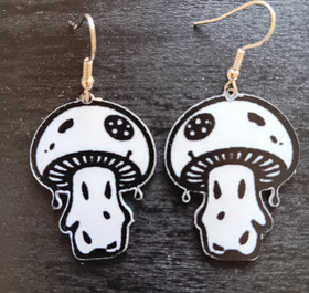 Mushroom earrings