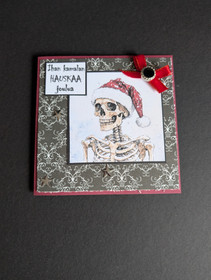 Skeleton Christmas card