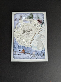 Christmas Card bunny