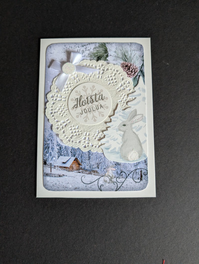 Christmas Card bunny