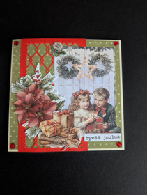 Vintage children Christmas card 