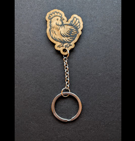 Chicken keyring 