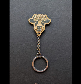 Cow keyring 