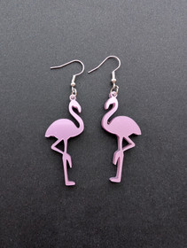 Flamingo earrings